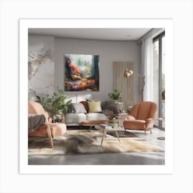 Abstract - Living Room Art Print