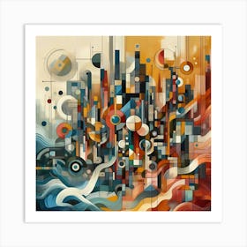 Abstract Cityscape Art Print