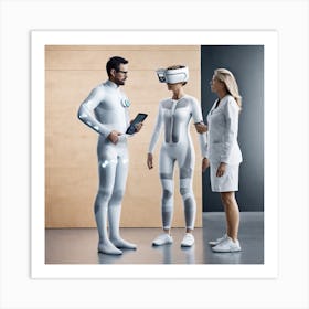 Vr Headsets 11 Art Print