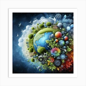 Earth Art Print