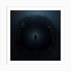 The Feeling Of Loneliness Represented As A Dark Void(2) Art Print