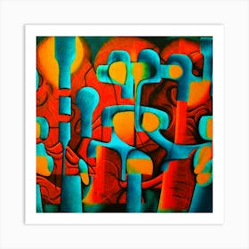 Abstract Song II - Floyd Storm Art Print