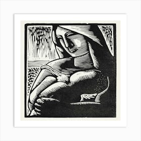 Woman With A Baby Art Print