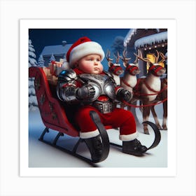 Santa Claus 1 Art Print