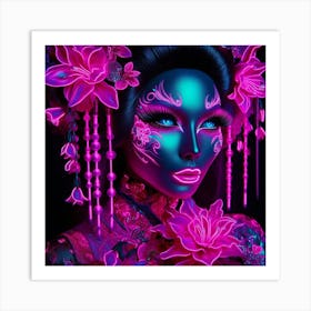 Chinese Beauty Art Print