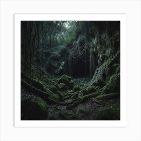 Dark Forest 91 Art Print