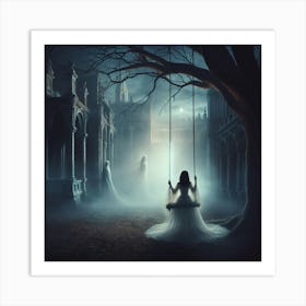 Haunted House Art Print