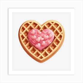 Waffle Heart 6 Art Print