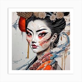 Geisha 3 Art Print