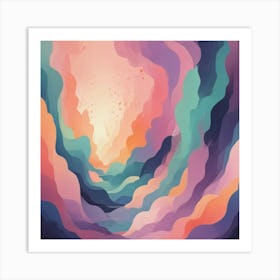 Abstract Painting 1003 Art Print