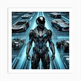 Futuristic Man 229 Art Print