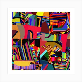 Retro 80 S Art Print