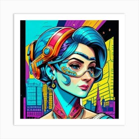 Psychedelic illustration Art Print