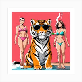 Tiger 5 Art Print