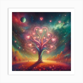 Tree Of Love Art Print