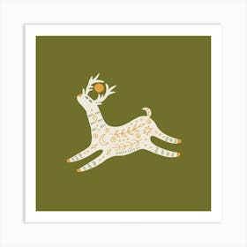 Celestial Deer Art Print