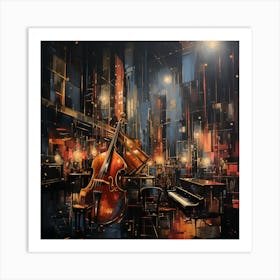 Night In The City Art Print