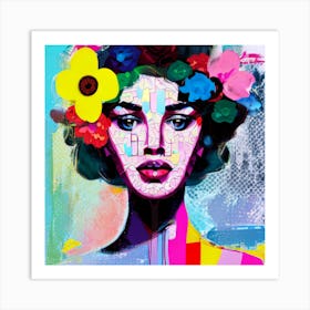 Flower Girl 2 Art Print