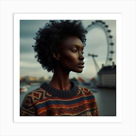 London Eye Art Print