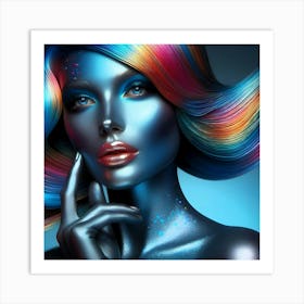 Creative Abstract Visual 97 Art Print