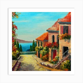 House By The Sea Art Print