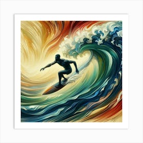 Surfer 2 Art Print