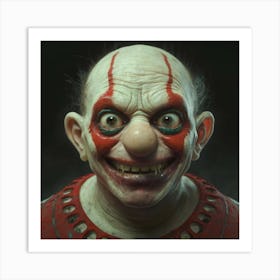 Clown Portrait Art Print