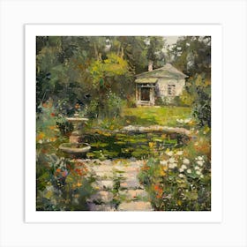 Cottage Dream Garden 5 Art Print