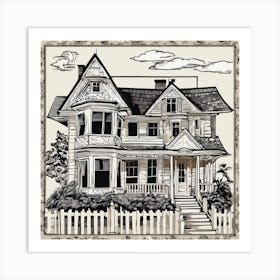 Victorian House Art Print