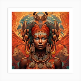 African Woman 24 Art Print