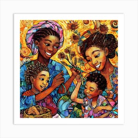 American Family Art Print