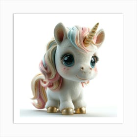 Cute Unicorn 862 Art Print