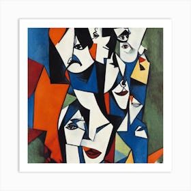 Mia Wallace  Pulp Fiction Picasso Style Art Print