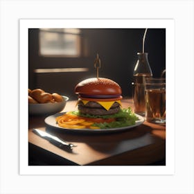 Burger 17 Art Print