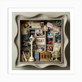 A Beautifully Crafted Shadowbox Frame Art Print