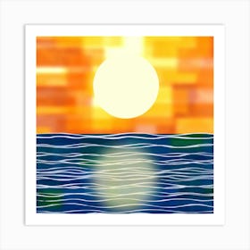 Sunset Art Print