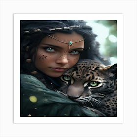 Elven Girl Art Print