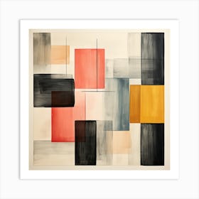 Abstract Squares 2 Art Print