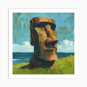 Hawaiian Moai Art Print