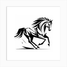 Horse Running Art Print