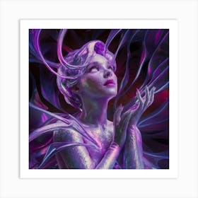 Frozen Queen Art Print