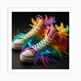 Rainbow art Art Print