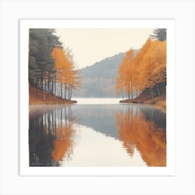 Lena1987 Secluded Alpine Lake 2 Art Print