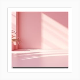 Baby Pink Sunset V1 Art Print