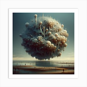 Alien structure Art Print