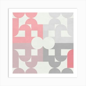 Abstract Geometric Pattern 2 Art Print