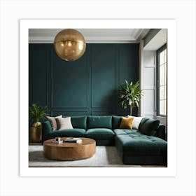 Modern Living Room 102 Art Print