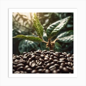 Coffee Beans 64 Art Print