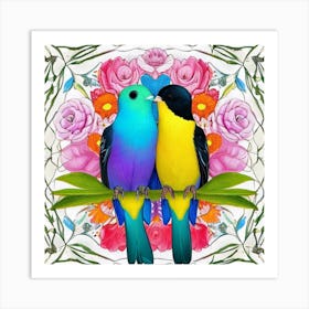 Love Birds Art Print