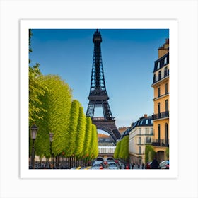 Paris Eiffel Tower Art Print